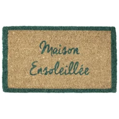 Fabrique de Styles Paillassons>Paillasson maison ensoleillée bleu 73x43cm Turquoise