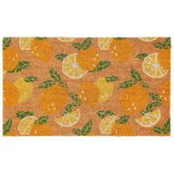 Fabrique de Styles Paillassons>Paillasson retro summer orange et jaune 73x43cm Multicolore