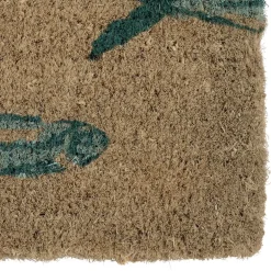 Fabrique de Styles Paillassons>paillasson rivière de poisson bleu 73x43cm Turquoise