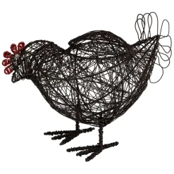 Fabrique de Styles Paniers Et Corbeilles>Panier coq en fer - Campagne Noir