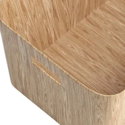 Fabrique de Styles Rangements Salle De Bain>Panier en bois 30.5x22.9xh15.12cm Naturel