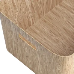 Fabrique de Styles Rangements Salle De Bain>Panier en bois 40.6x30.5xh20.3cm Naturel