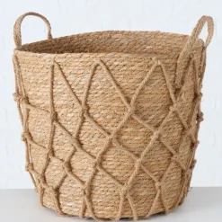 Fabrique de Styles Paniers Et Corbeilles>Panier en zostère 43x43cm - Katunia Naturel