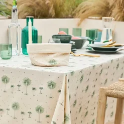 Fabrique de Styles Paniers Et Corbeilles>Panière à pain en coton écru et d15cm - Paya Vert