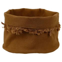 Fabrique de Styles Paniers Et Corbeilles>Panière à pain en coton d18cm - Nalia Tabac
