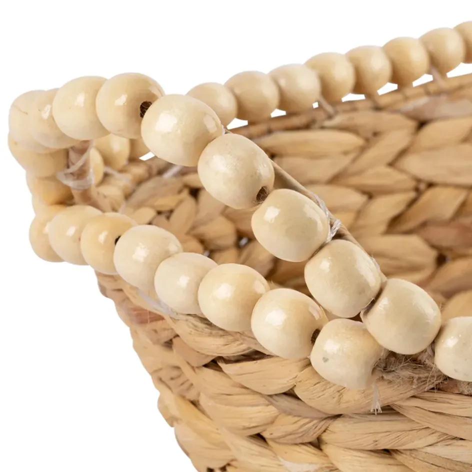 Fabrique de Styles Paniers Et Corbeilles>Panières x2 en jacinthe d'eau - été à la mer Naturel