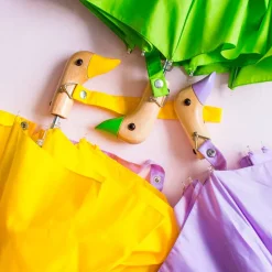 Fabrique de Styles Accessoires Mode>Parapluie compact manche tête de canard Jaune