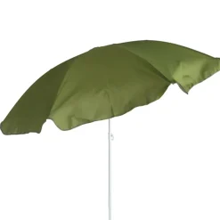 Fabrique de Styles Parasols, Pergolas|Jardin>Parasol de plage en coton vert d200xh200cm - Colors Mousse
