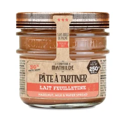Fabrique de Styles Chocolats Et Confiseries>Pate à tartiner lait feuilletine 250g Marron
