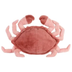 Fabrique de Styles Doudous Et Peluches>Peluche crabe en tissu - Eté A La Mer Corail