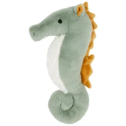 Fabrique de Styles Doudous Et Peluches>Peluche hippocampe en tissu Vert