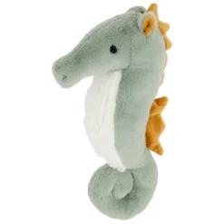 Fabrique de Styles Doudous Et Peluches>Peluche hippocampe en tissu Vert