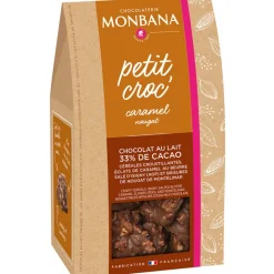 Fabrique de Styles Chocolats Et Confiseries>Petit croc' lait caramel et nougat 120g Marron