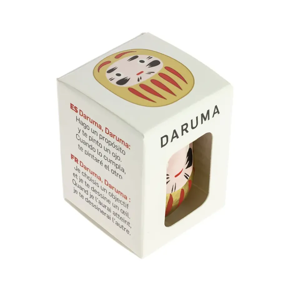 Fabrique de Styles Méditation Et Yoga>Petit daruma abondance Doré