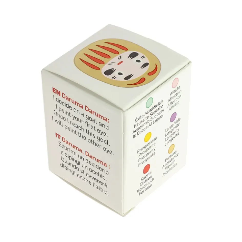 Fabrique de Styles Méditation Et Yoga>Petit daruma abondance Doré