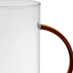 Fabrique de Styles Carafes Et Pichets>Pichet bonbon en verre 1l - Colorea Ambre