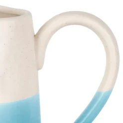 Fabrique de Styles Carafes Et Pichets>Pichet en grès 2.5l - Eté A La Mer Bleu Canard