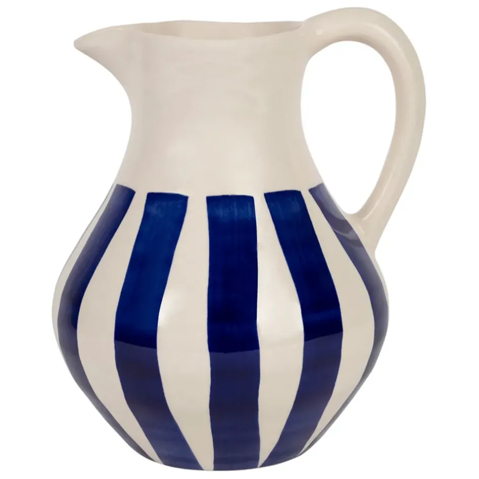 Fabrique de Styles Carafes Et Pichets>Pichet en terre cuite 3L - Lisia Bleu
