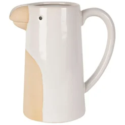 Fabrique de Styles Carafes Et Pichets>Pichet oiseau en grès 1.1L - Calao Blanc