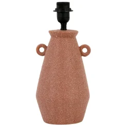 Fabrique de Styles Lampes À Poser>Pied de lampe en porcelaine h35cm - terre brulée Terracotta