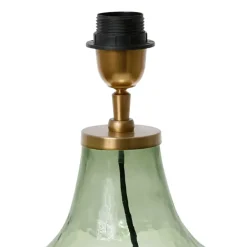 Fabrique de Styles Lampes À Poser>Pied lampe en verre h36cm verre - Boree Vert