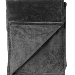 Fabrique de Styles Plaids>Plaid charlie 200x220cm charcoal gray gris fonce Gris Foncé