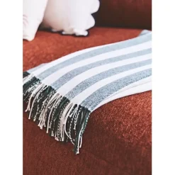 Fabrique de Styles Plaids>Plaid en acrylique 170x130cm - Somptua Vert