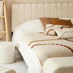 Fabrique de Styles Plaids>Plaid en coton 170x130cm - Manarola Ecru