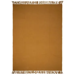 Fabrique de Styles Plaids>Plaid en coton 170x130cm - Allegra Moutarde