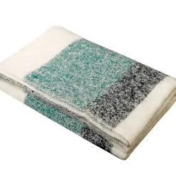 Fabrique de Styles Plaids>Plaid en laine céladon 130x200cm - Calypso Celadon