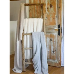 Fabrique de Styles Plaids>Plaid en tissu 170x130cm - Alysse Gris