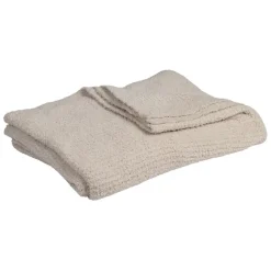 Fabrique de Styles Plaids>Plaid en tissu 170x130cm - Alysse Taupe