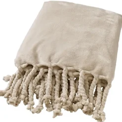 Fabrique de Styles Plaids>Plaid florijn 150x200cm pumice stone Sable