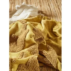 Fabrique de Styles Plaids>Plaid Tufte Solor 170X130cm Mordoré