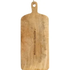 Fabrique de Styles Planches À Découper>Planche à découper en manguier 16x39cm - Famille Naturel