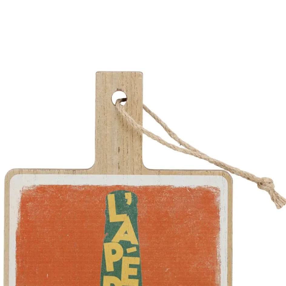 Fabrique de Styles Planches À Découper>Planche a découper en bois 14x26cm - Copains D'Abord Multicolore