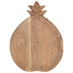 Fabrique de Styles Plats Et Saladiers>Plat ananas en acacia 36x27cm - Dalbert Naturel