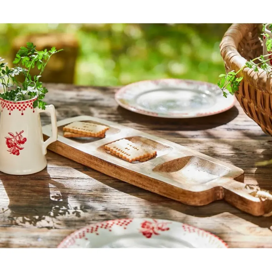 Fabrique de Styles Plats Et Saladiers>Plat en manguier 45x13cm - Grand Office Brun