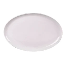 Fabrique de Styles Plats Et Saladiers>Plat ovale en porcelaine blanche 30x20cm - Ecume