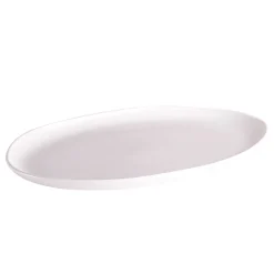 Fabrique de Styles Plats Et Saladiers>Plat ovale en porcelaine blanche 30x20cm - Ecume