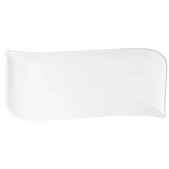 Fabrique de Styles Plats Et Saladiers>Plat rectangulaire en porcelaine d32cm - melody Blanc