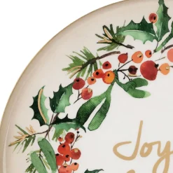 Fabrique de Styles Plateaux>Plateau en fer - Noel Rouge+vert