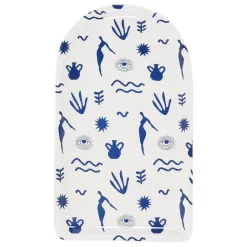 Fabrique de Styles Plateaux>Plateau en fer 17x30cm - Greeka Indigo