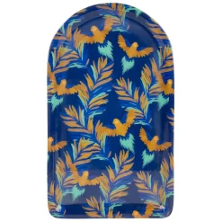 Fabrique de Styles Plateaux>Plateau en fer 17x30cm - Mocoa Indigo