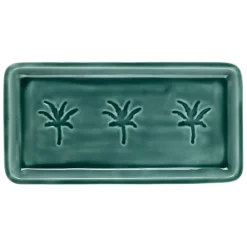 Fabrique de Styles Plateaux>Plateau en fer émeraude 30x15cm - Allegra Emeraude