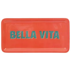 Fabrique de Styles Plateaux>Plateau en fer 15x30cm - Palma Orange