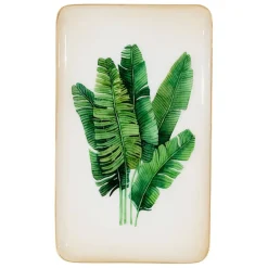 Fabrique de Styles Plateaux>Plateau en fer 15x25cm - Bananier Vert