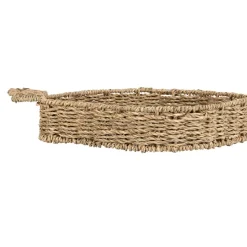 Fabrique de Styles Plateaux>Plateau poire en jonc de mer 22x38cm - Les Fruits Naturel