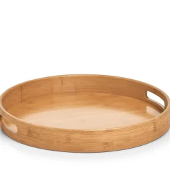 Fabrique de Styles Plateaux>Plateau rond en bambou Naturel