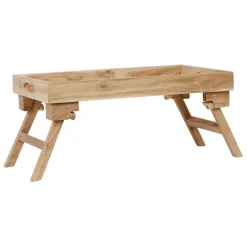 Fabrique de Styles Plateaux>Plateau tv pliant en bois - dalbert Naturel